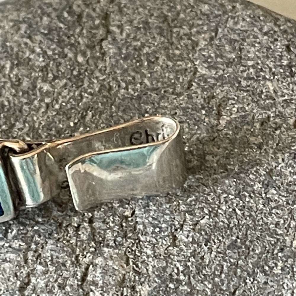 Christin Wolf Lapis Link Vintage Bracelet - Picture 14 of 15